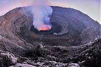 World & Travel: Nyiragongo Crater, Virunga National Park, Democratic Republic of the Congo