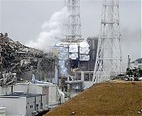 World & Travel: Damaged Fukushima I nuclear power plant, Okuma, Futaba District, Fukushima Prefecture, Japan