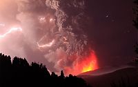World & Travel: Puyehue volcano eruption, Andes, Chile