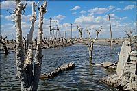 Trek.Today search results: Pablo Novak, alone in the flooded town, Epecuen, Argentina