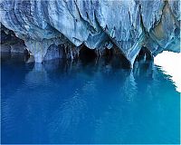 World & Travel: Marble caves, Lago General Carrera (Lago Buenos Aires), Patagonia, Chile, Argentina