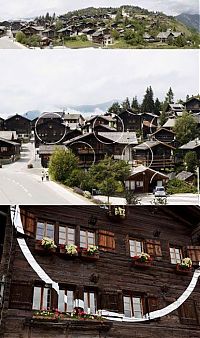 Trek.Today search results: Illusion in small village, Alps