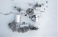 World & Travel: bird's-eye view of winter