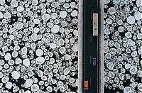 World & Travel: bird's-eye view of winter