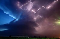 World & Travel: clouds formation before the storm