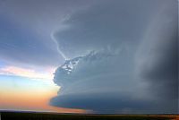 World & Travel: clouds formation before the storm