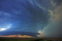 World & Travel: clouds formation before the storm