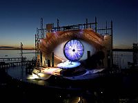 World & Travel: Seebühne floating stage, Bregenzer Festspiele, Lake Constance, Bregenz, Austria