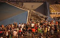 World & Travel: State Fair stage collapse, Indianapolis, Indiana, United States