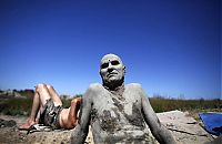 World & Travel: Open air mud bath, Republic of Serbia