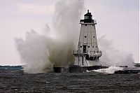 Trek.Today search results: lighthouse in waves