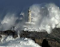 Trek.Today search results: lighthouse in waves