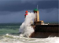 Trek.Today search results: lighthouse in waves