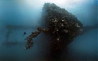 World & Travel: Fujikawa Maru, Truk Lagoon, Chuuk, Pacific, North of New Guinea