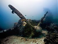 World & Travel: Fujikawa Maru, Truk Lagoon, Chuuk, Pacific, North of New Guinea