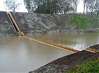 World & Travel: Fort de Roovere bridge, West Brabant Water Line, Netherlands