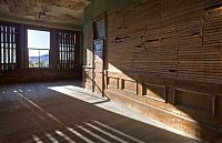 World & Travel: Abandoned high school, Goldfield, Nevada