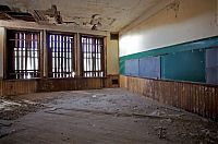 World & Travel: Abandoned high school, Goldfield, Nevada