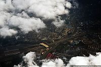 World & Travel: Bird's eye view of Shanghai, China