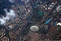 World & Travel: Bird's eye view of Shanghai, China