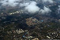 World & Travel: Bird's eye view of Shanghai, China