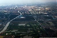 World & Travel: Bird's eye view of Shanghai, China