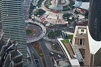 World & Travel: Bird's eye view of Shanghai, China