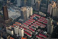 World & Travel: Bird's eye view of Shanghai, China