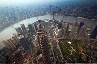 Trek.Today search results: Bird's eye view of Shanghai, China