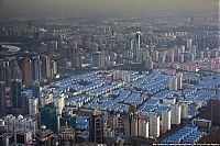 World & Travel: Bird's eye view of Shanghai, China