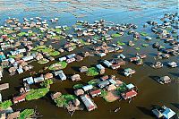 Ganvie lake village, Benin, Lake Nokoué, Cotonou, Africa