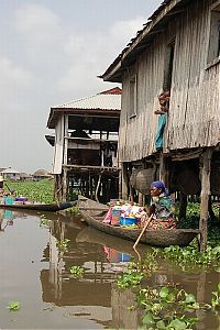 World & Travel: Ganvie lake village, Benin, Lake Nokoué, Cotonou, Africa