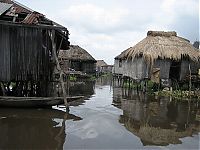 Ganvie lake village, Benin, Lake Nokoué, Cotonou, Africa