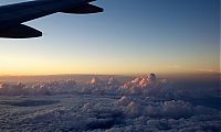 World & Travel: clouds formation