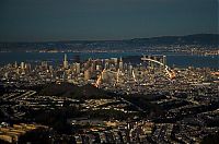 World & Travel: San Francisco at night, California, United States