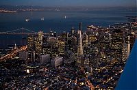 World & Travel: San Francisco at night, California, United States