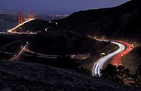 World & Travel: San Francisco at night, California, United States