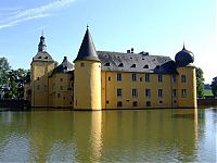 World & Travel: castle surrounded by water