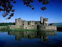 World & Travel: castle surrounded by water