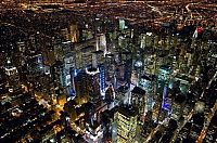 World & Travel: New York City at night, New York, United States