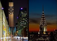 World & Travel: New York City at night, New York, United States