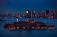 World & Travel: New York City at night, New York, United States