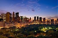 World & Travel: New York City at night, New York, United States