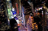 World & Travel: New York City at night, New York, United States