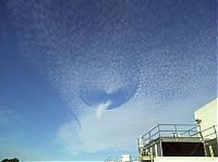 World & Travel: sky fallstreak hole cloud