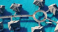 World & Travel: Four Seasons resort, Bora Bora, Society Islands, French Polynesia, Pacific Ocean