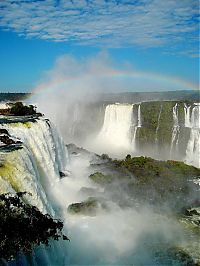 World & Travel: The Devil's Throat (Garganta do diablo), Iguazu river, Brazil, Argentina border