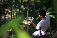 Trek.Today search results: Tree pod dining, Soneva Kiri Resort, Thailand
