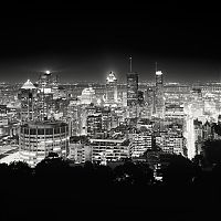 World & Travel: black and white night world cityscape photography