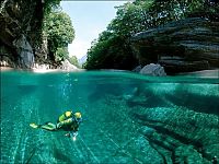 World & Travel: Verzasca river, Ticino, Switzerland